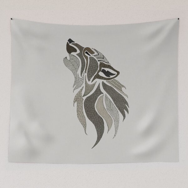 Item preview, Howling Wolf designed and sold by Karen  Todman -Aroca Designs-.