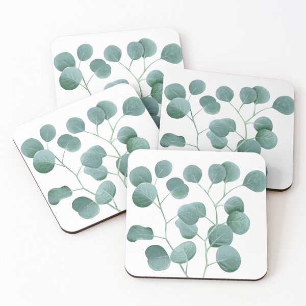 Item preview, Eucalyptus Painting, Silver Dollar, Botanical Art designed and sold by Anne-Marie Bloor.