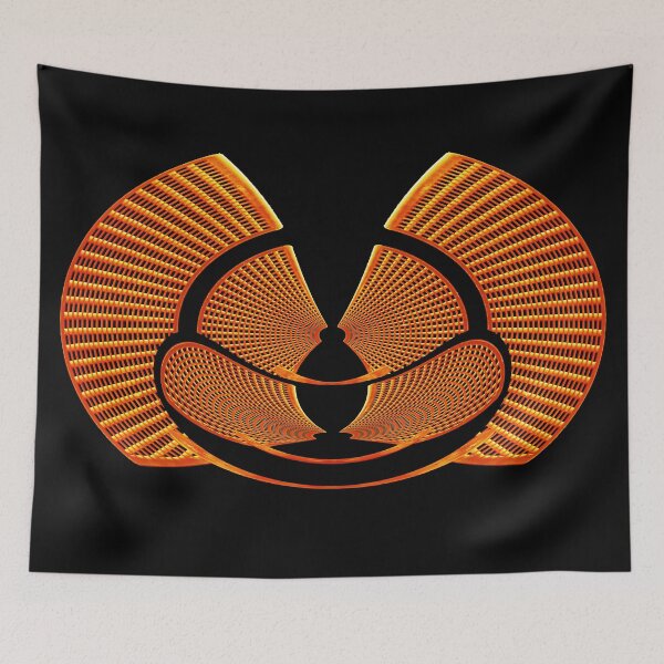 Item preview, Abstract orange graphic oval designed and sold by Astralia.