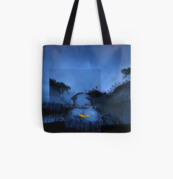 Chat bocal All Over Print Tote Bag