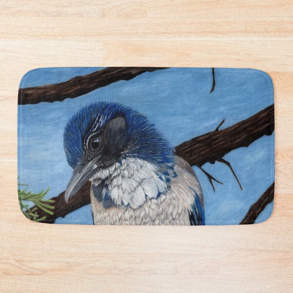 Item preview, Pretty Western Scrub Jay Bird designed and sold by Patricia Barmatz.
