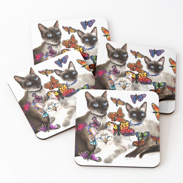 Item preview, Kitties and Butterflies designed and sold by kschowe.