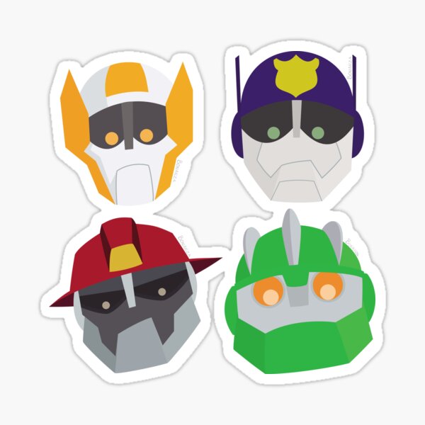 Rescue Bots Sticker For Sale By Marco Ded Redbubble