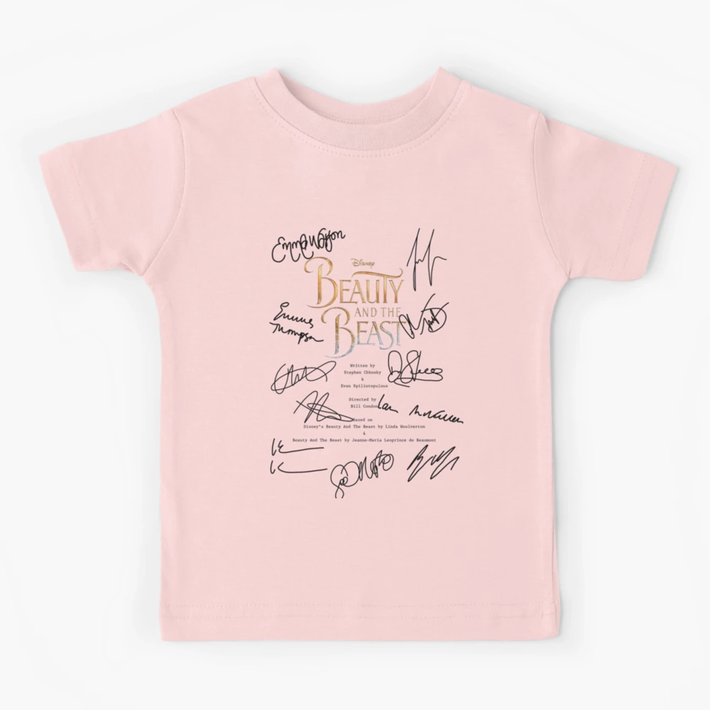 Beauty:Beast English Letter Print Tee