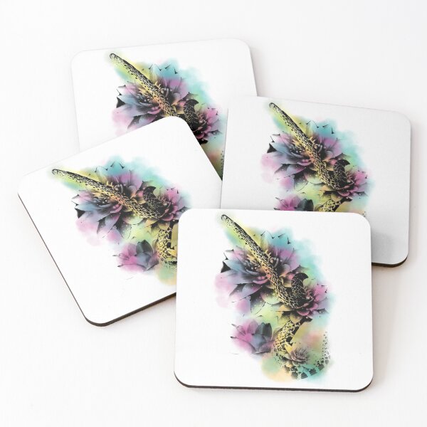 Item preview, Bull Snake Floral Watercolor designed and sold by HannsMariee.