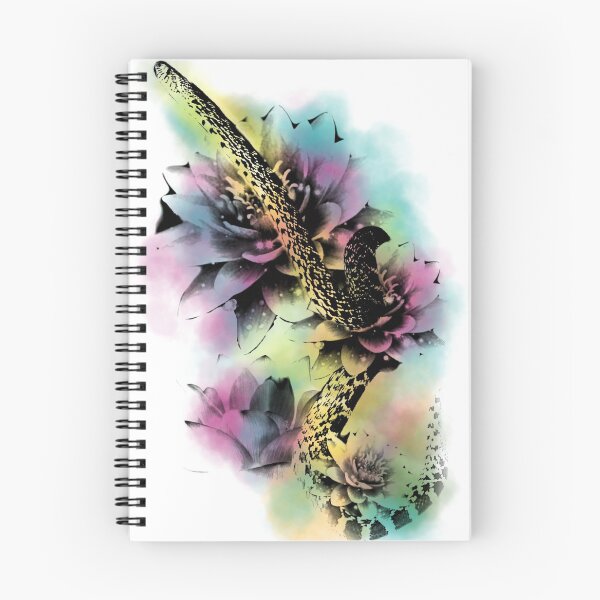 Item preview, Bull Snake Floral Watercolor designed and sold by HannsMariee.