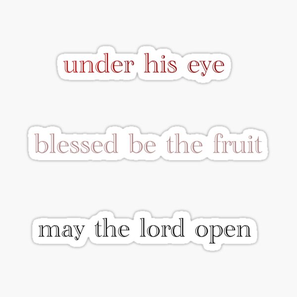 das handmaid's tale sticker sheet Sticker