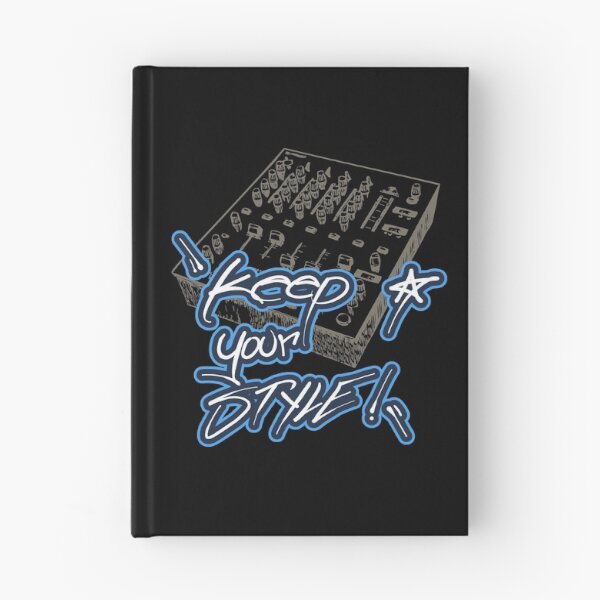 Item preview, DJ mixer with blue graffiti keep your style! designed and sold by Denis Rösler.