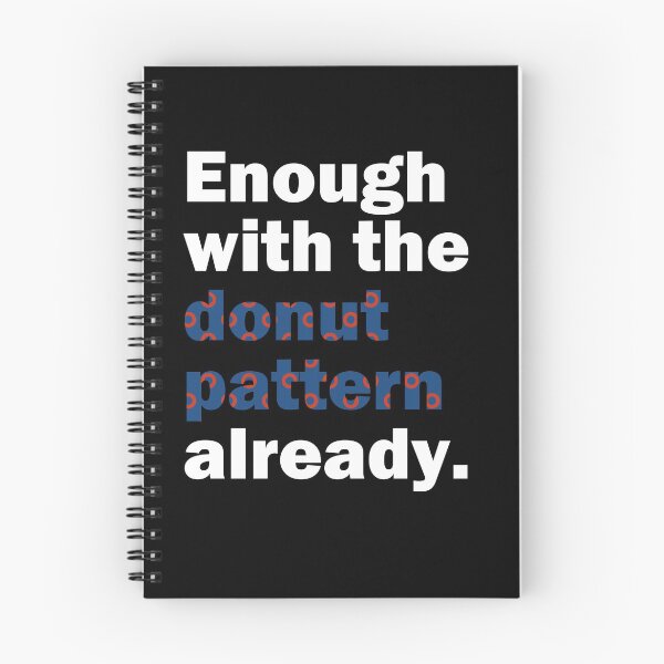 Item preview, No More Fishman Donut Pattern designed and sold by phishphanart.