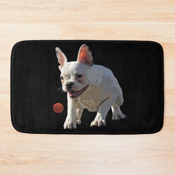 Item preview, WHITE DOG PLAYING BALL designed and sold by Astralia.