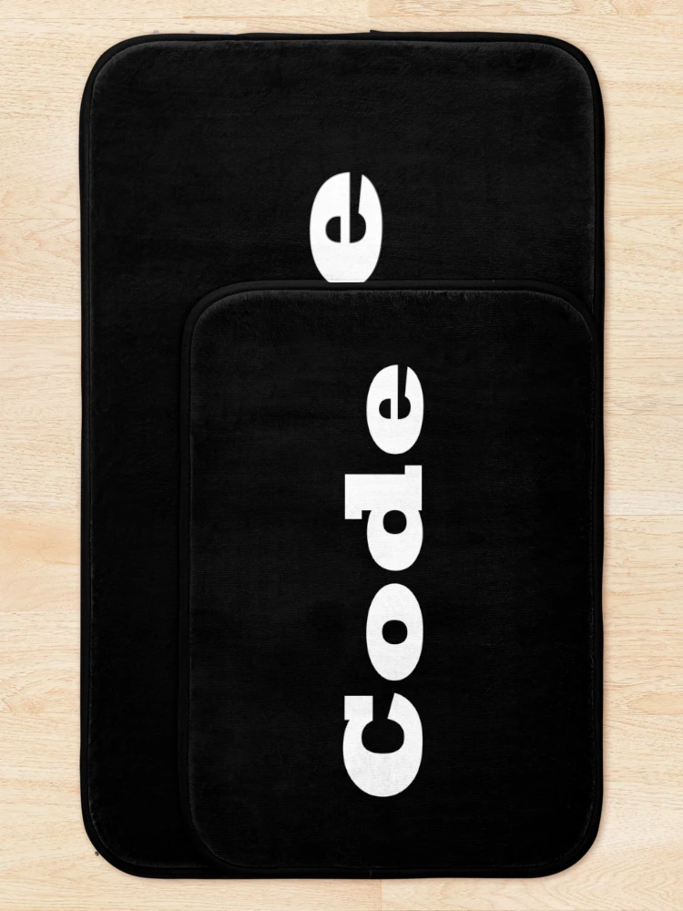 Thumbnail 5 of 6, Bath Mat, Code Startup Coder Programming Software Engineering designed and sold by ProjectX23.