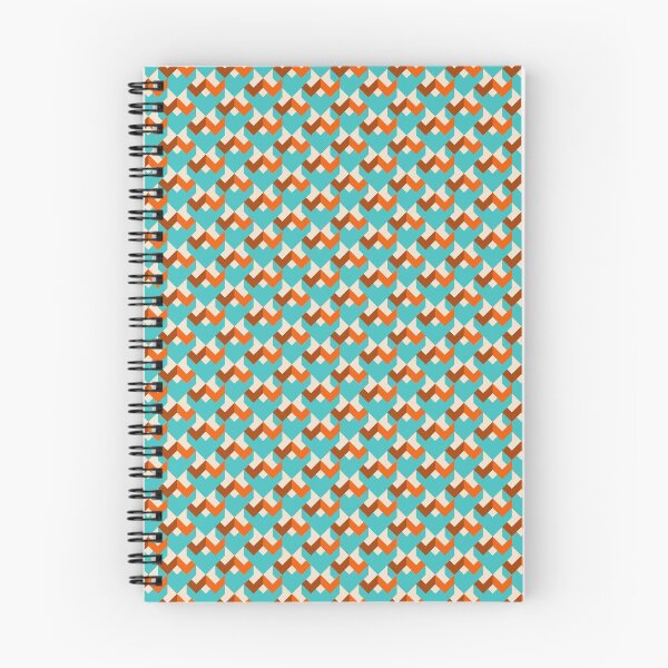 Item preview, Aqua and Orange Tribal Arrow Point All Over Pattern designed and sold by Candice Davis.