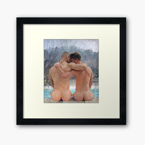 Tender Moment Framed Art Print
