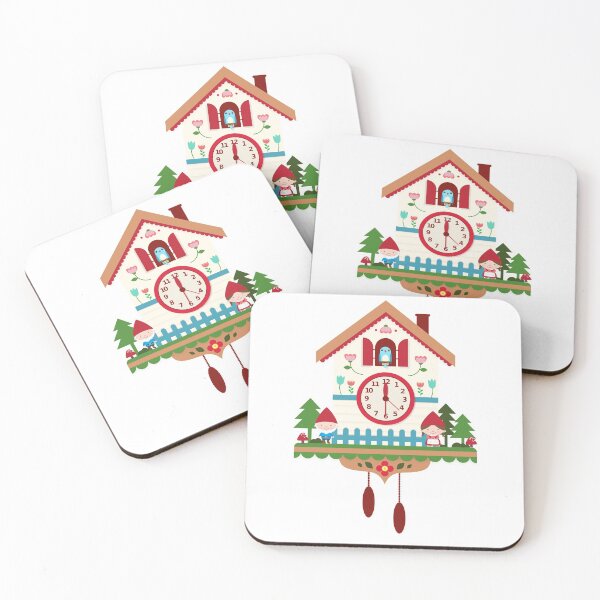 Item preview, Chalet Cuckoo Clock with Gnomes designed and sold by SaffronSquirrel.