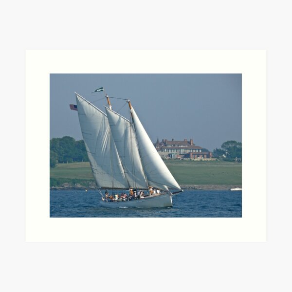 Item preview, Schooner Adirondack II passes Hammersmith Farm, Newport, RI designed and sold by Jack McCabe.
