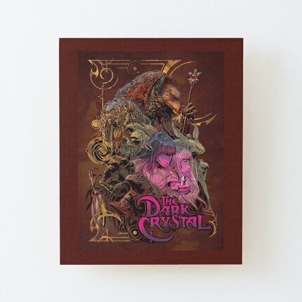 Dark Crystal Wood Mounted Print