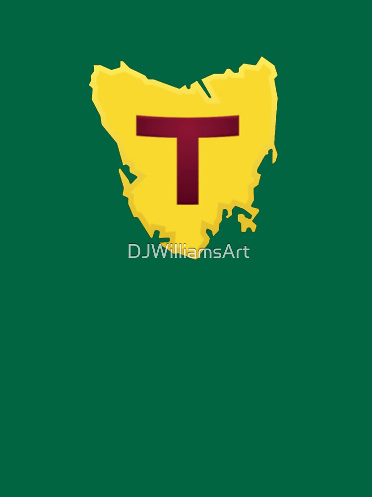 "Tasmanian Football " T-shirt for Sale by DJWilliamsArt | Redbubble