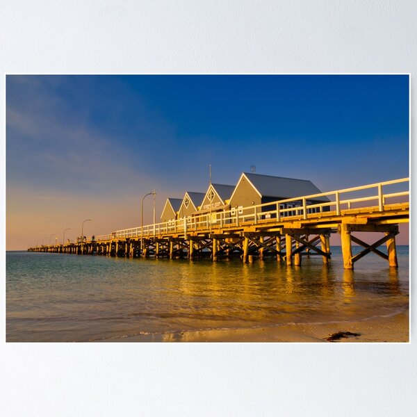 Sunset at the Jetty Poster