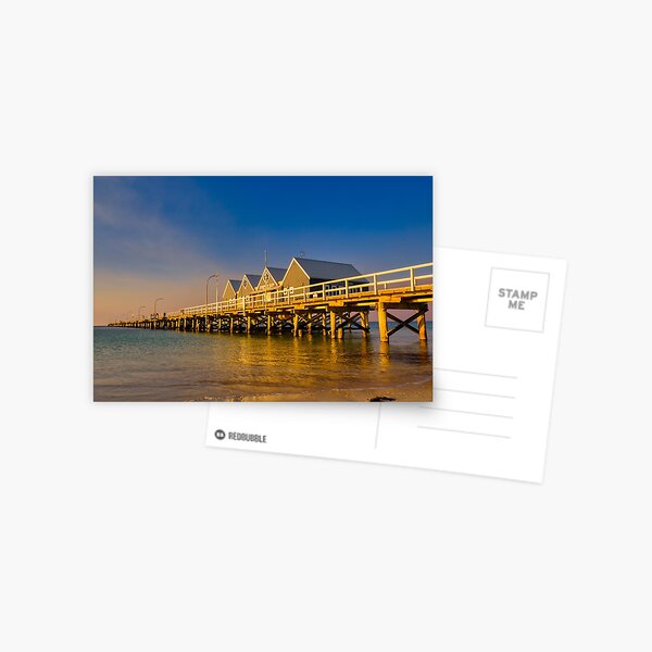 Sunset at the Jetty Postcard