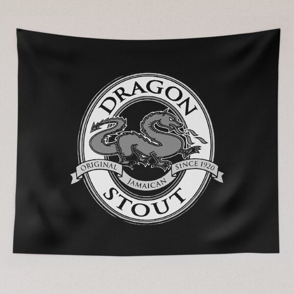 Item preview, Dragon Jamaican Stout in Grayscale Version designed and sold by kerstinwall.