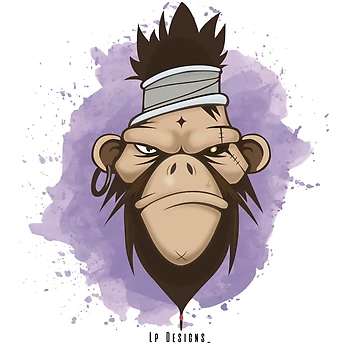 Artwork thumbnail, Monkey Rude by LpDesigns_
