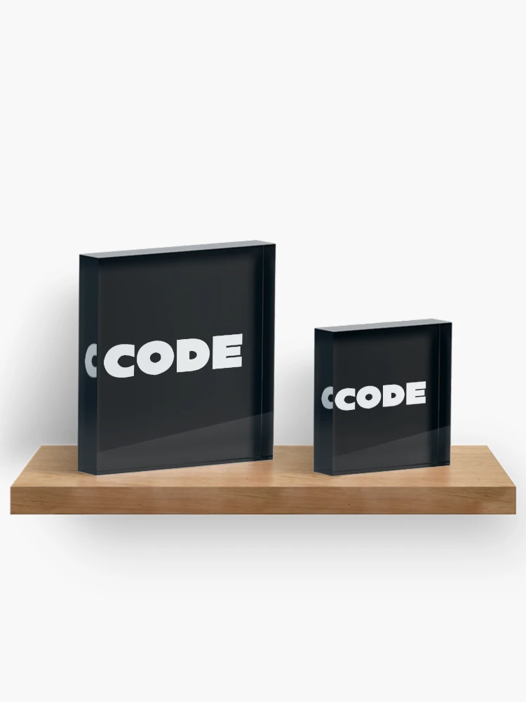 Thumbnail 3 of 5, Acrylic Block, Code Startup Coder Programming Software Engineering designed and sold by ProjectX23.