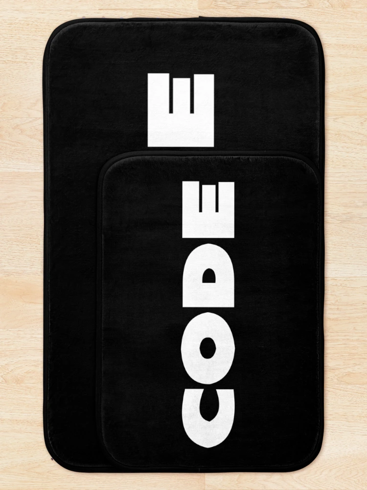 Thumbnail 5 of 6, Bath Mat, Code Startup Coder Programming Software Engineering designed and sold by ProjectX23.