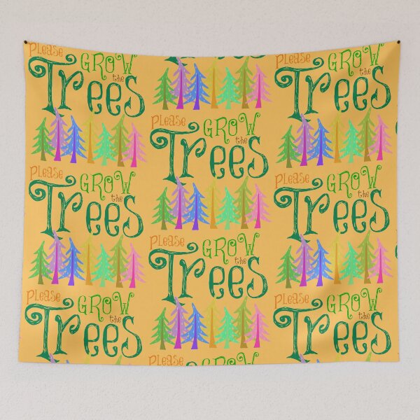Item preview, Please Grow the Trees Whimsical Forest designed and sold by EvePenman.