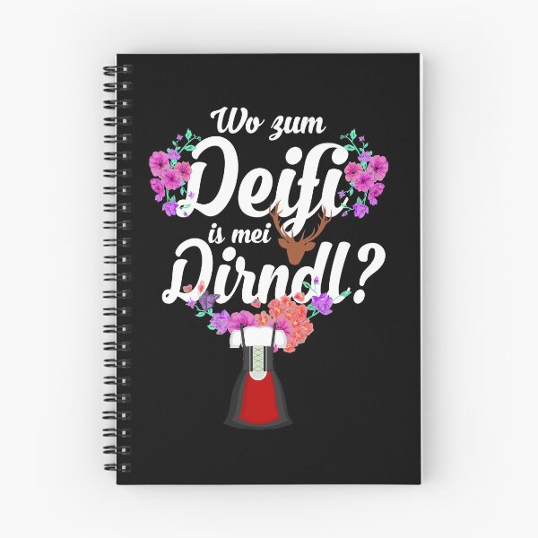 Artikelvorschau, Wo Zum Deifi Is Mein Dirndl Oktoberfest Dirndl entworfen und verkauft von 2blackcherries.
