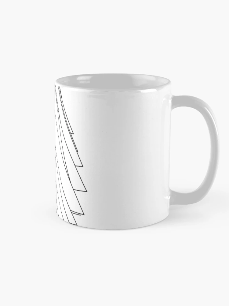 Thumbnail 3 of 6, Coffee Mug, Pyramid Rows designed and sold by Triceratops.