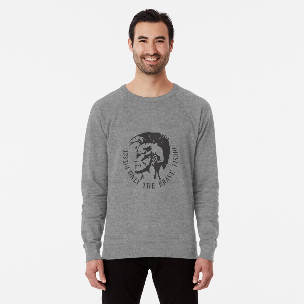 diesel sweatshirt only the brave