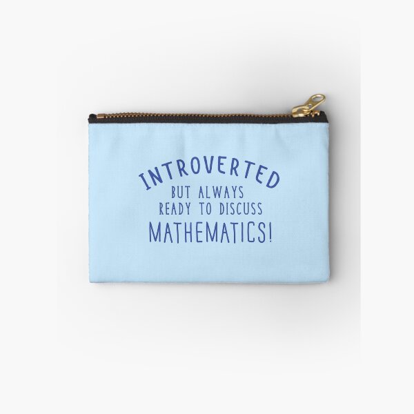 Item preview, Introverted but ready to discuss Mathematics! designed and sold by jazzydevil.