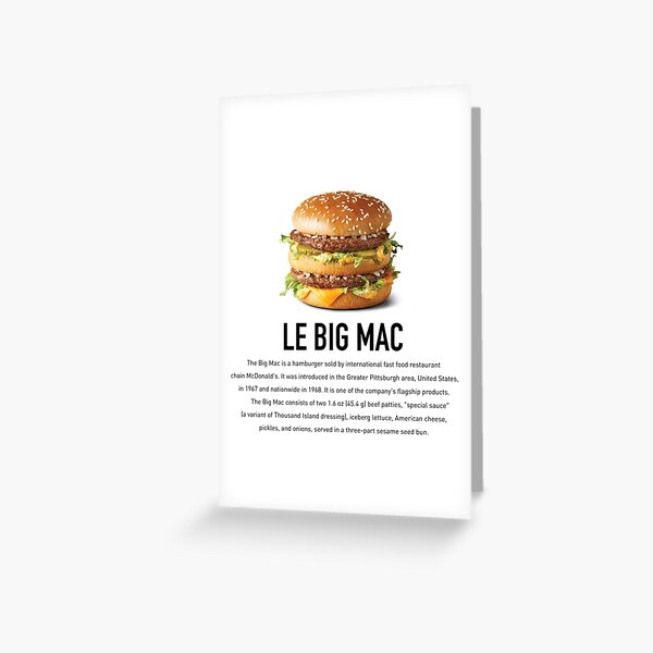 Aperçu de l'œuvre Le Big Mac créée et vendue par Thomas Svanström.