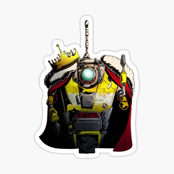 Vista previa del artículo con la obra «Color King CL4P-TP (Claptrap)», diseñado y vendido por MythicComicsArt.
