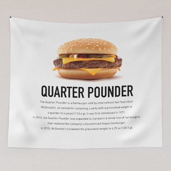 Item preview, Quarter Pounder designed and sold by Thomas Svanström.