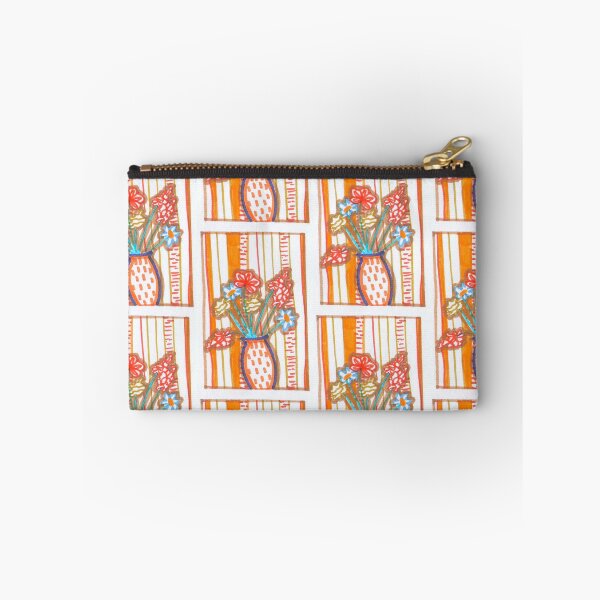 Item preview, Vase with Flowers - naif art and cute design designed and sold by junepillows.