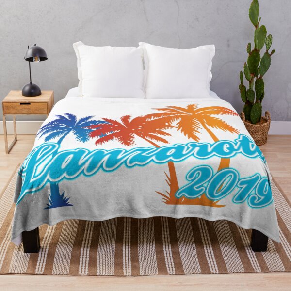 Item preview, Palms of Lanzarote Blue designed and sold by LoveLanzarote.
