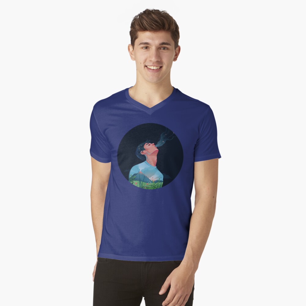 Item preview, V-Neck T-Shirt designed and sold by anniko-story.