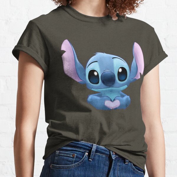 MAGLIETTA STITCH LOVE © DISNEY - Grigio antracite