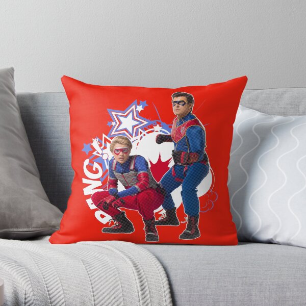 Captain Man and Kid Danger - Estilo cómic Cojín