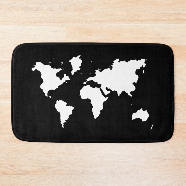 Item preview, World Map Outline designed and sold by hollanov98.