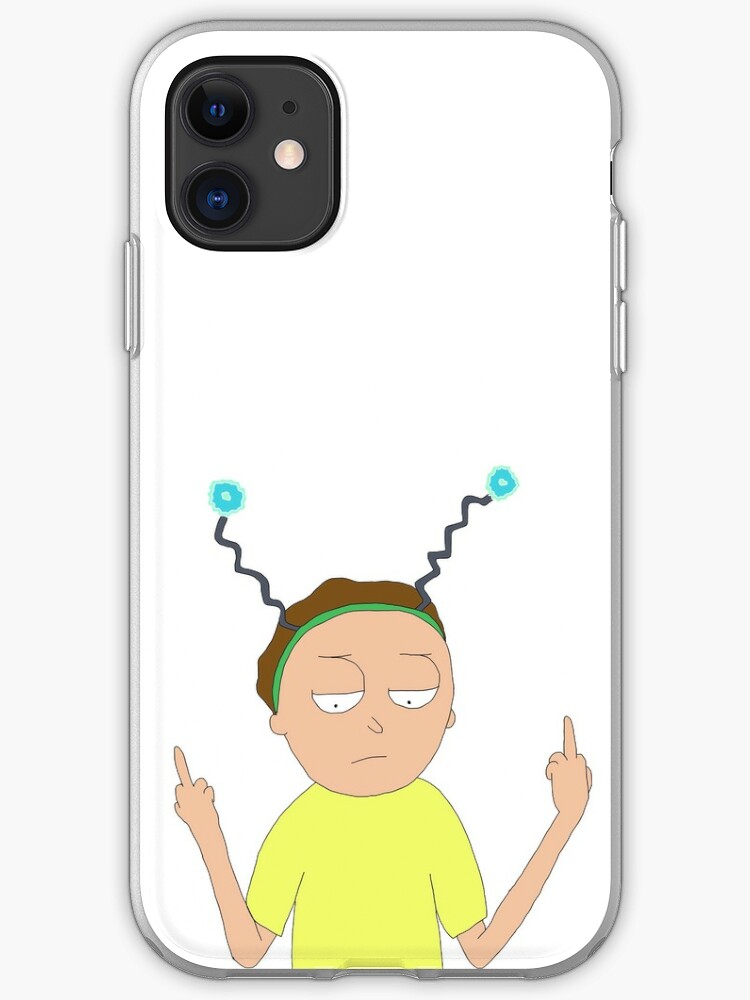 Peace Among Worlds Morty Rick And Morty Fan Art Iphone Case