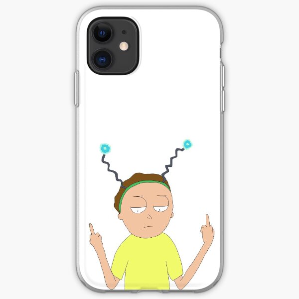 Peace among worlds Morty! Rick and Morty fan art iPhone Soft Case