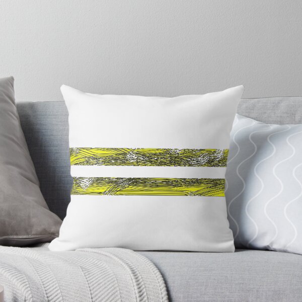 Item preview, Two Yellow Lines with Black Distress Pattern  designed and sold by plumpjose.