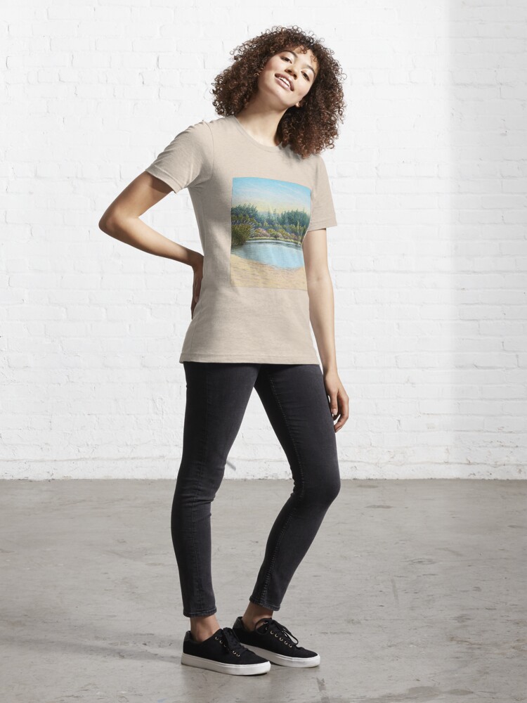 Alternate view of Sailing Boats, Frensham Ponds, Surrey Essential T-Shirt