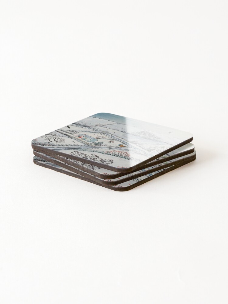 Alternate view of Winter Hills Coasters (Set of 4)