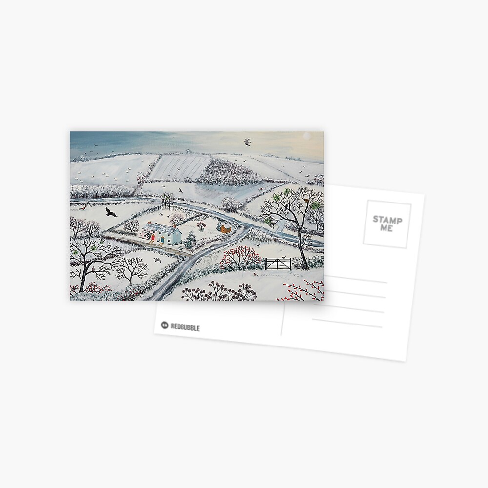 Winter Hills Postcard