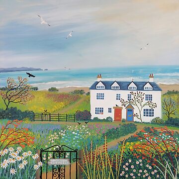 Artwork thumbnail, Beach View Cottages by Jo Grundy