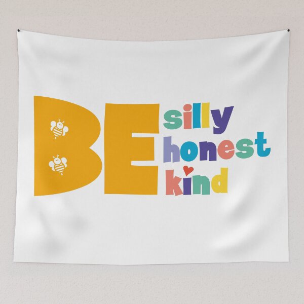 Item preview, Be silly Be honest Be kind Cute Colorful Inspirational Quote designed and sold by theimagezone.