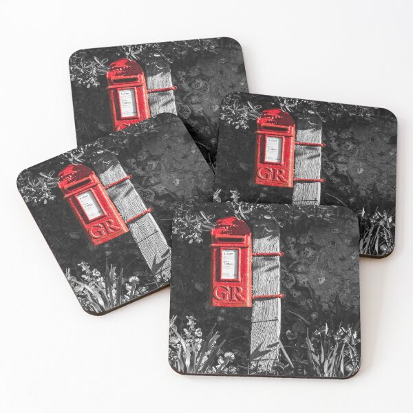 Item preview, British Red Post Box of old. designed and sold by HazyApplePhoto.